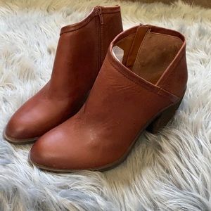 Lucky Brand Brown Short Boots Size 10